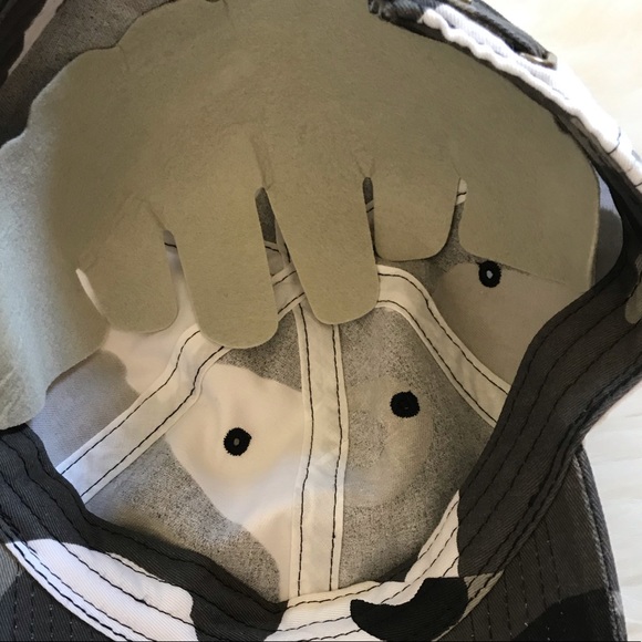 Gray Camo Baseball Cap Hat - Picture 3 of 5